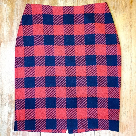 Talbots Dresses & Skirts - Talbots | Buffalo Check Plaid Pencil Skirt 4